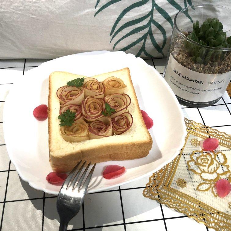 苹果玫瑰吐司