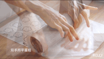 咸摩卡奶油卷/完美毛巾面技巧+回味無窮摩卡配方/烘焙視頻蛋糕篇9「中卷」的做法 步驟53