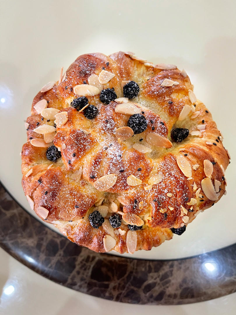 网红毛线球🧶面包❤️日式奶香超柔软拉丝网红面包🥯汤种法❤️适合新手【小美版】无蛋版