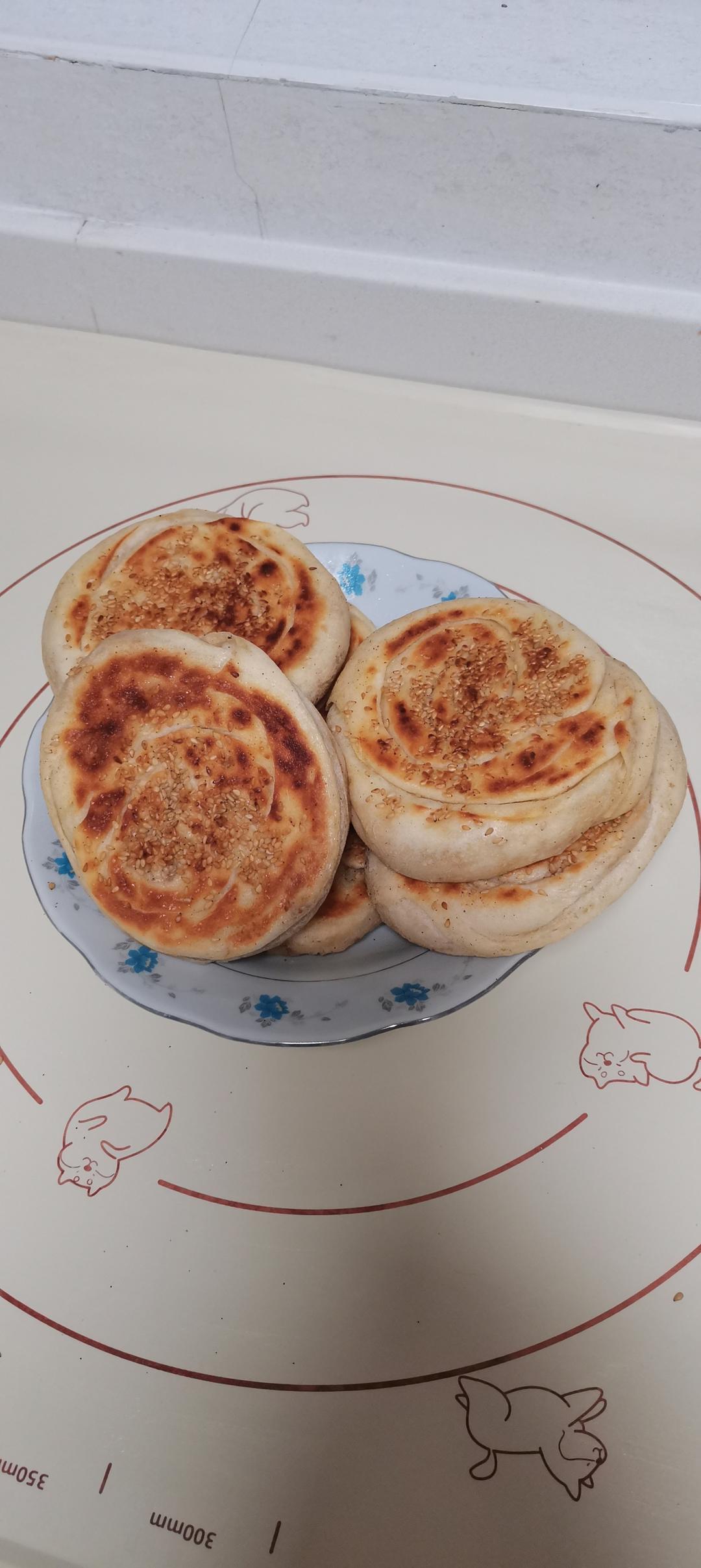 五香芝麻烧饼
