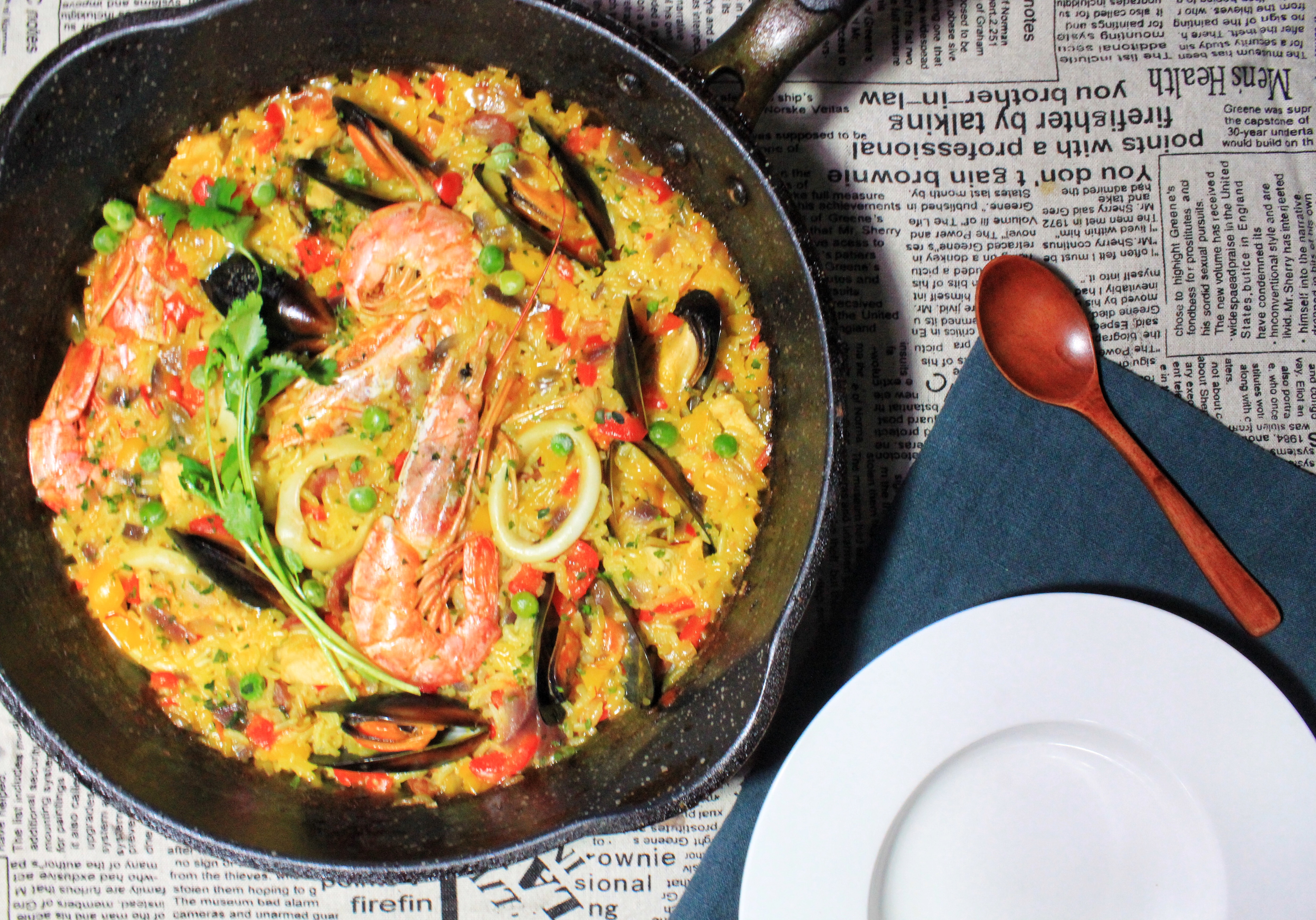 食材选购更方便的西班牙海鲜饭（paelle）的做法