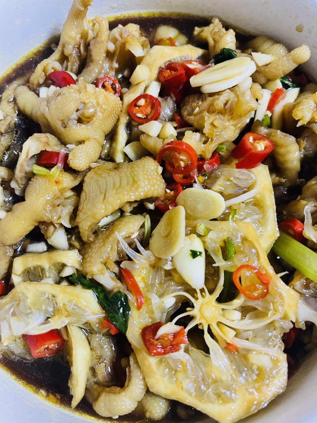 酸辣柠檬无骨鸡爪的做法