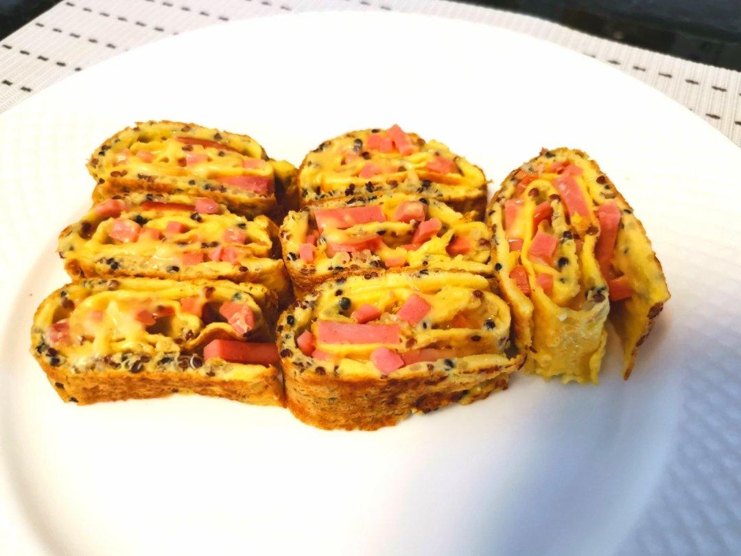 三色藜麦厚蛋烧 宝宝辅食食谱