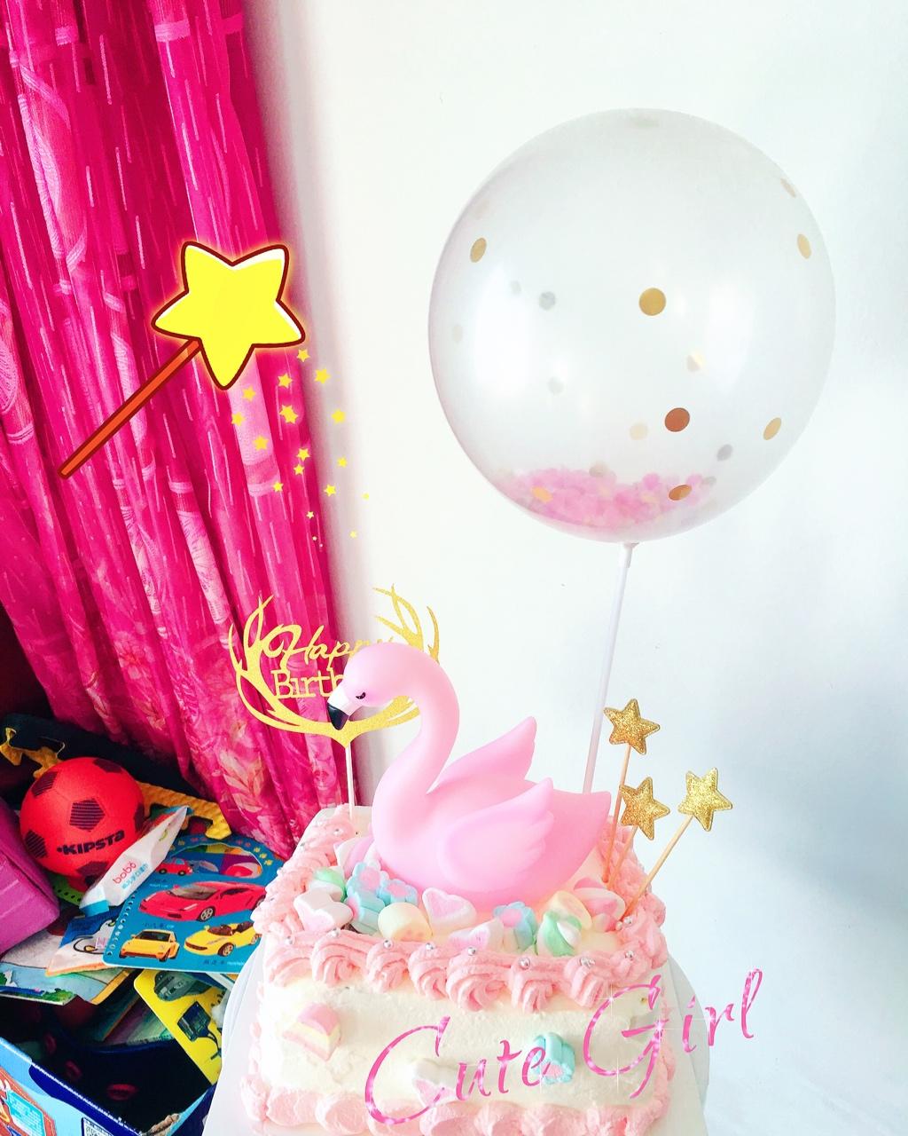 气球蛋糕 火烈鸟蛋糕 火烈鸟梦幻气球蛋糕