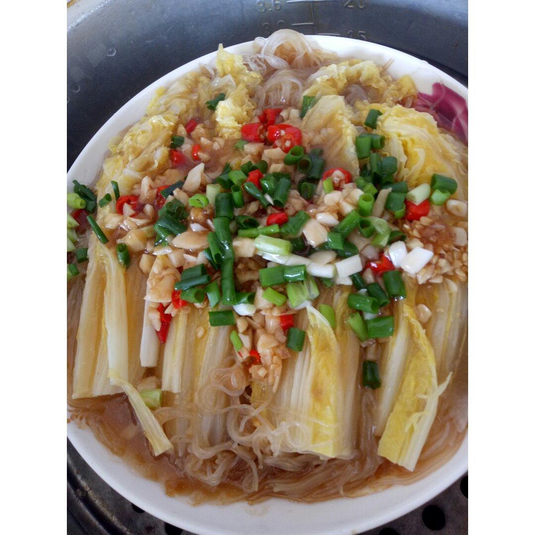 蒜蓉粉丝蒸娃娃菜