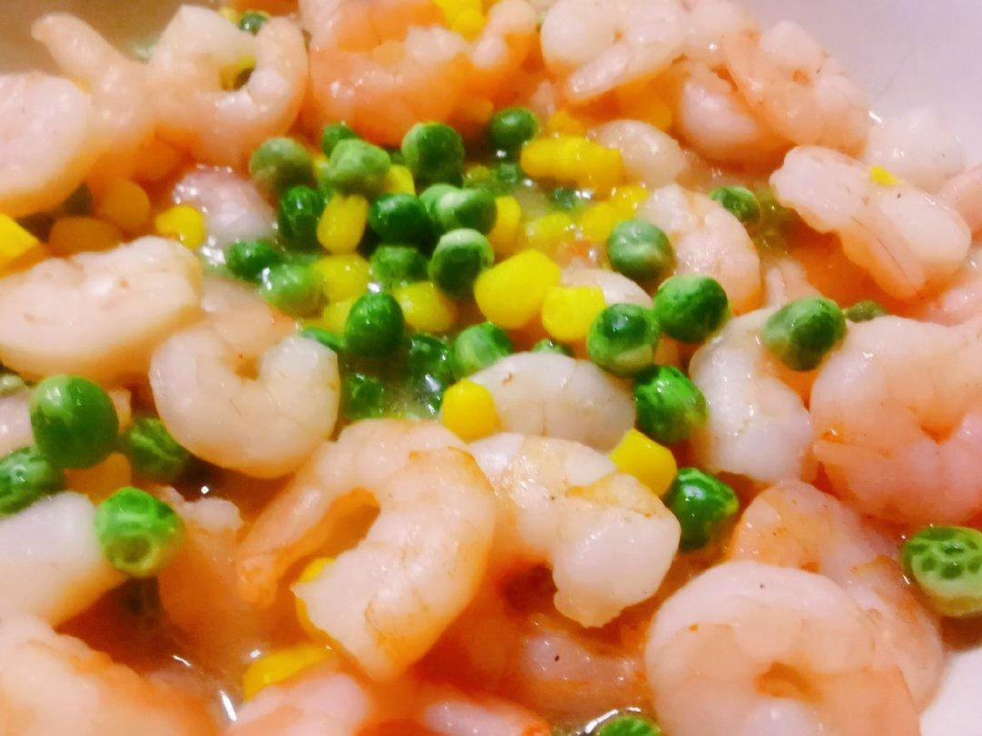 青豆玉米虾仁