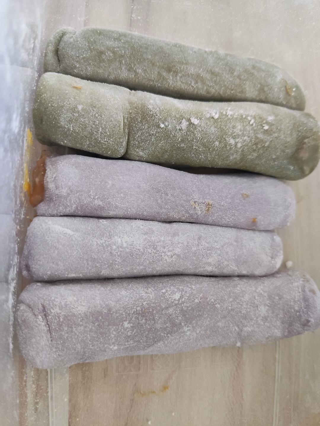 软糯拉丝❗️紫薯芋泥糯米凉糕