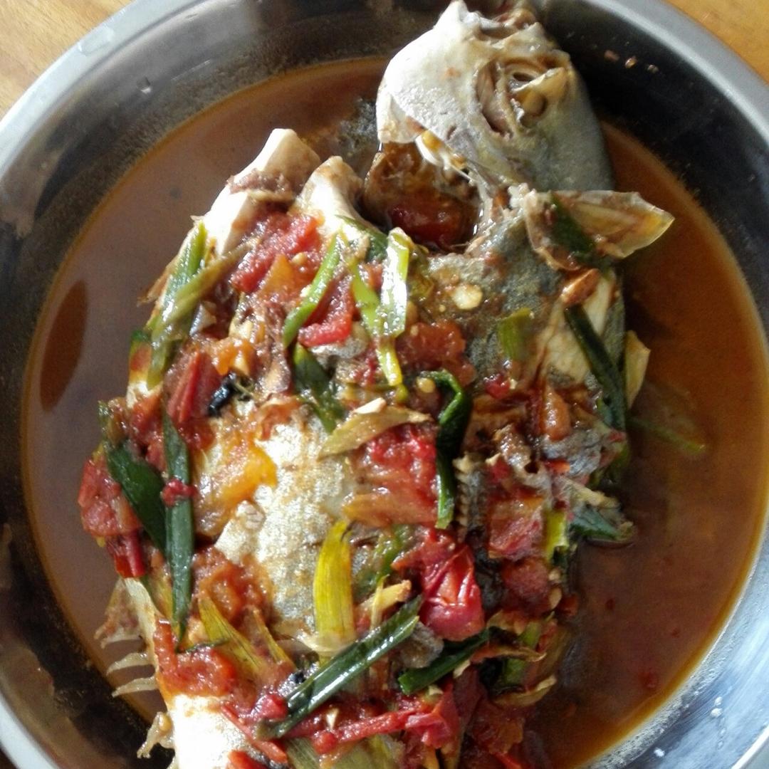 豆豉蒸金昌鱼