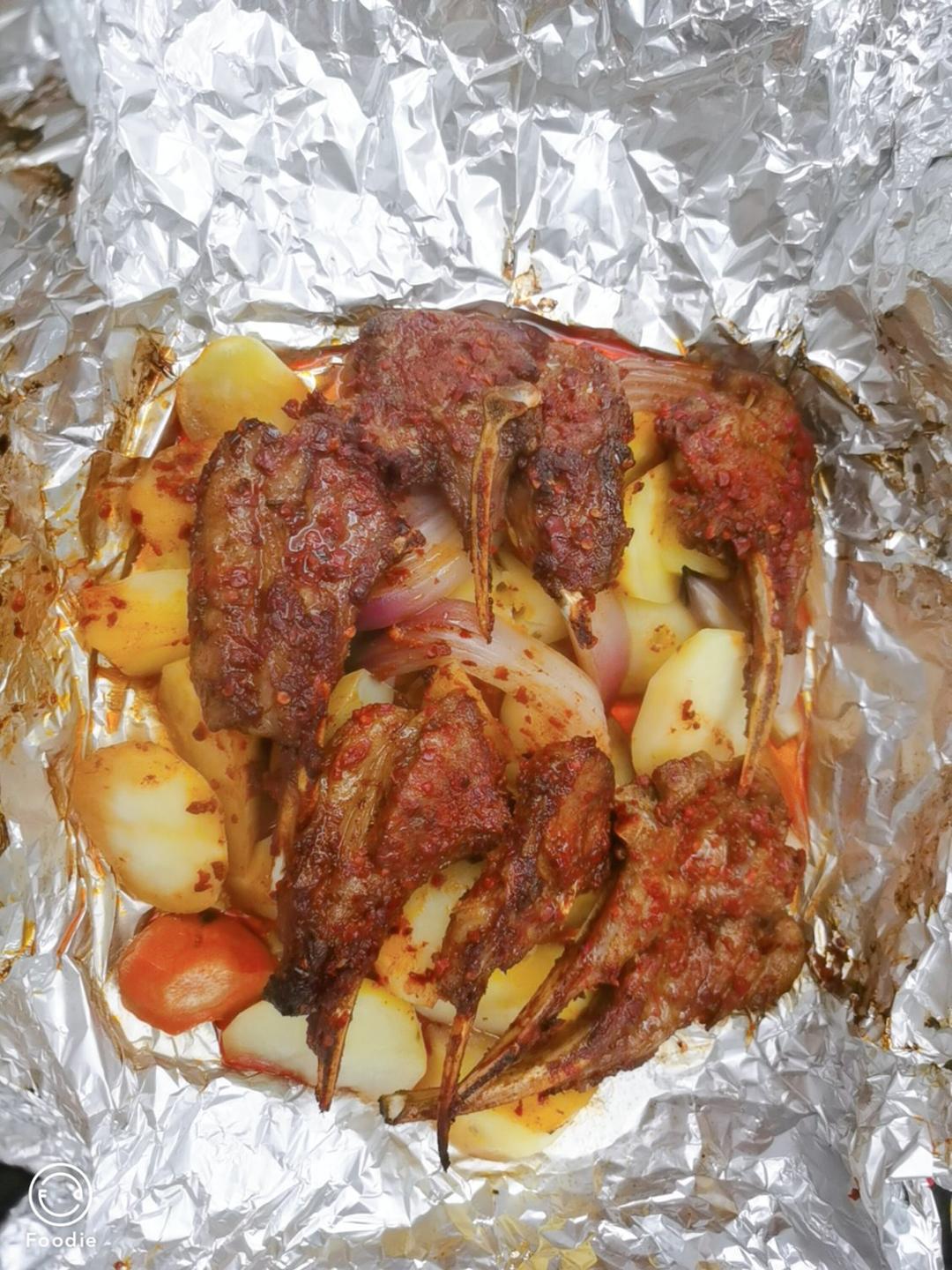 超好吃的烤羊排烤箱版