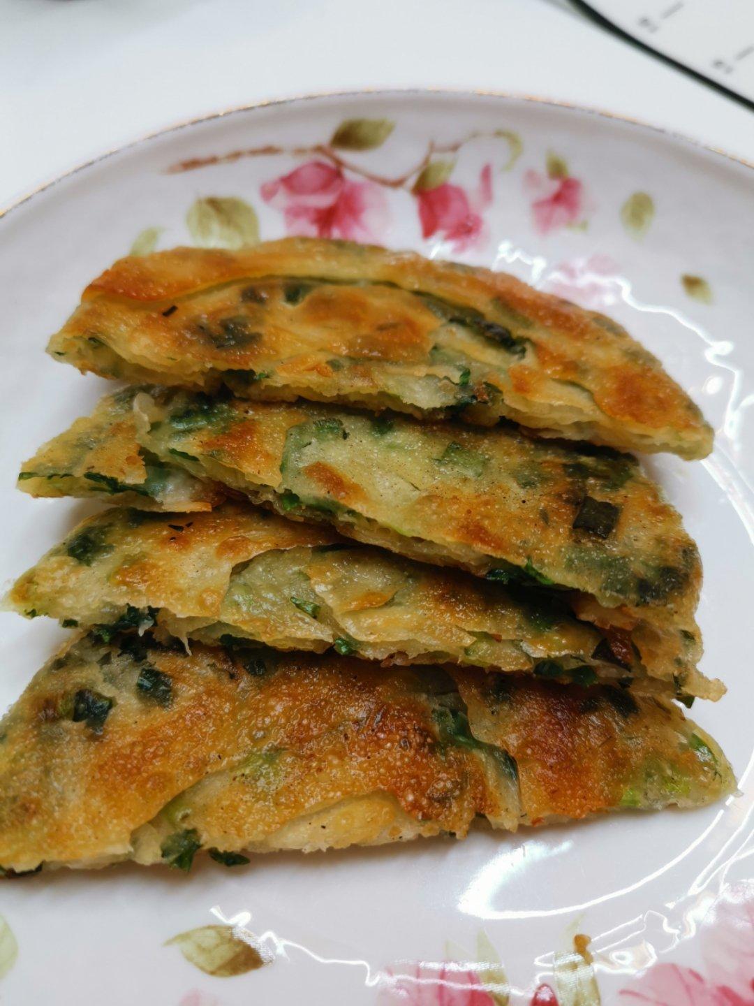 葱油饼（饺子皮版）