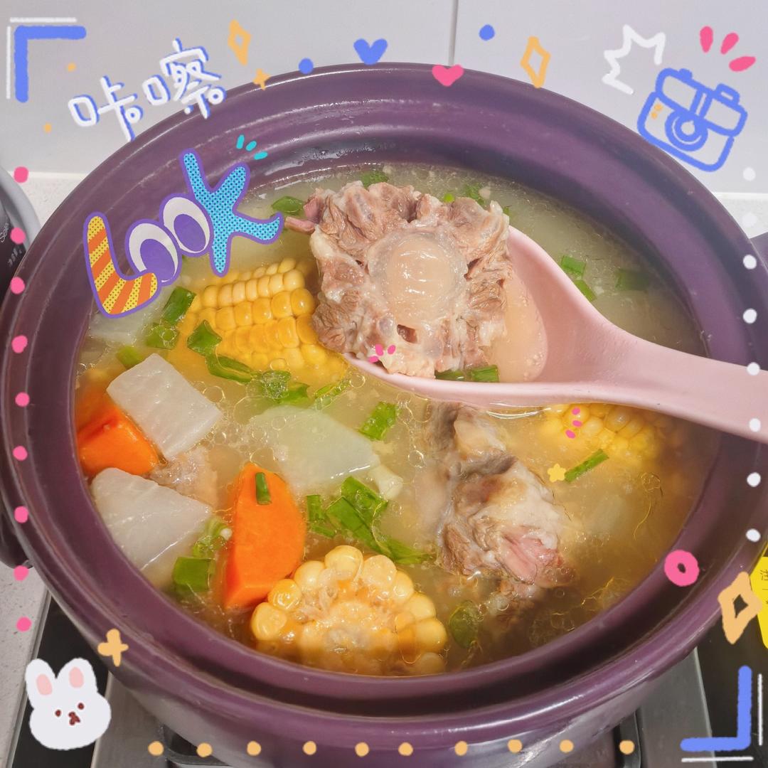 清炖🐂牛尾骨汤🍲