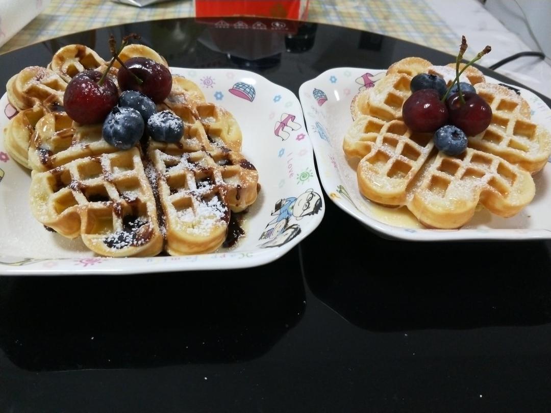 简单而且非常好吃的 优格华夫饼（酸奶华夫饼）