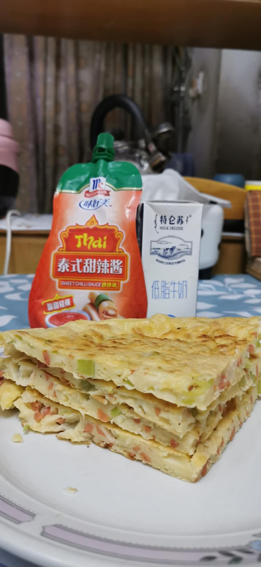 简易营养早餐饼