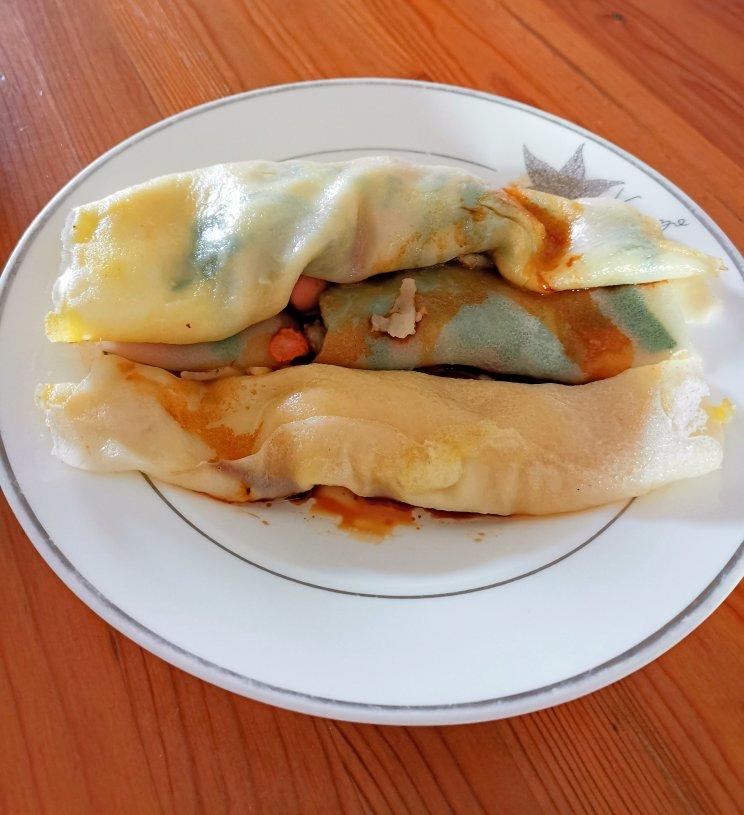 留学生自制肠粉（平底锅版）