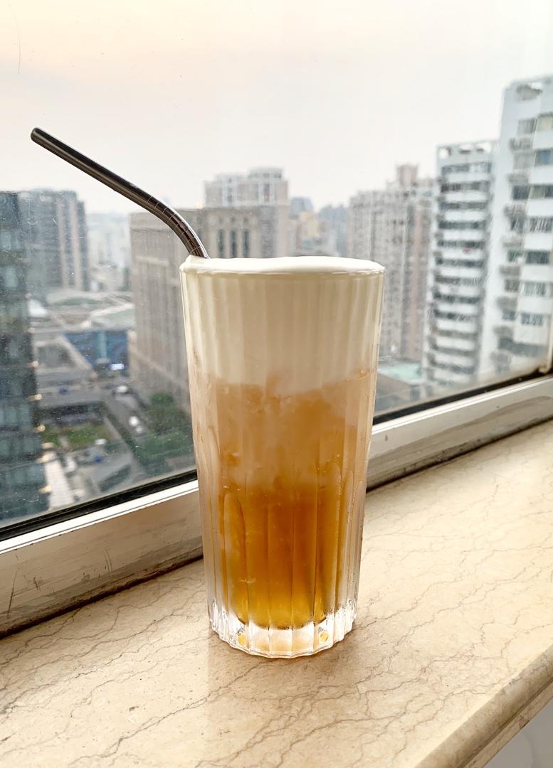 超简单夏日冰饮—草莓芝士奶盖