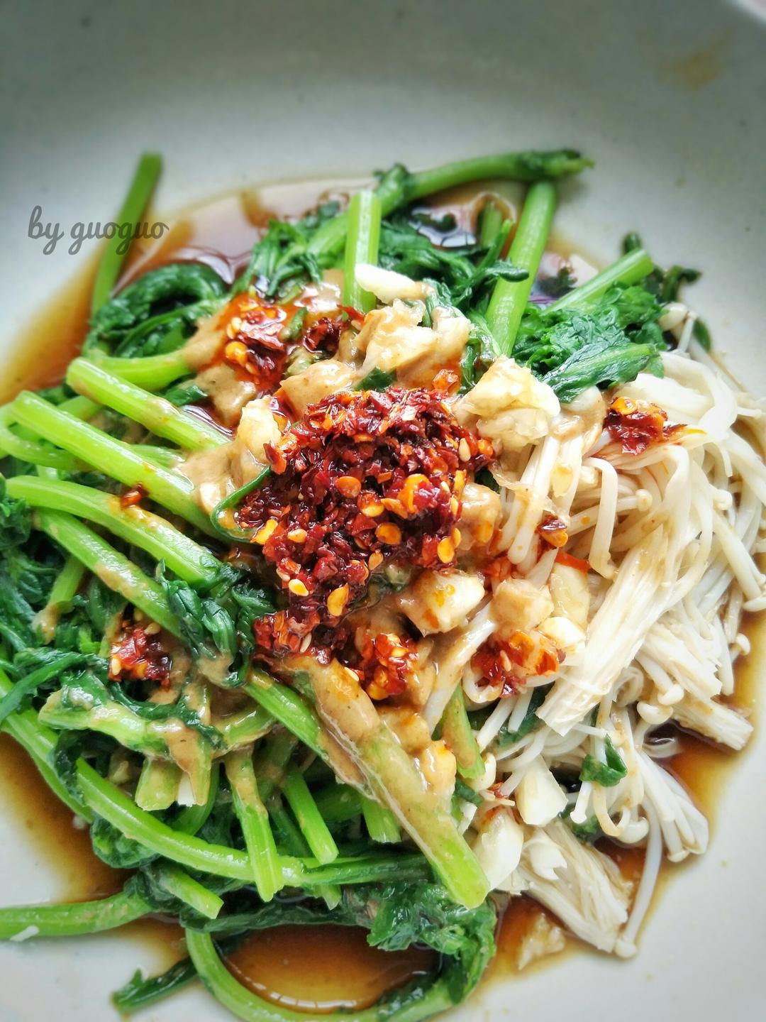 麻酱茼蒿