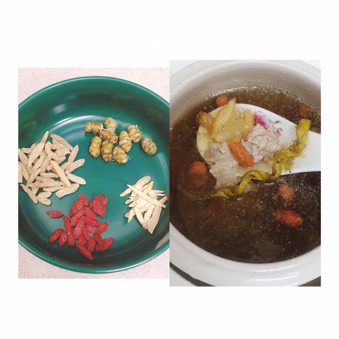 铁皮石斛，麦冬，西洋参瘦肉汤