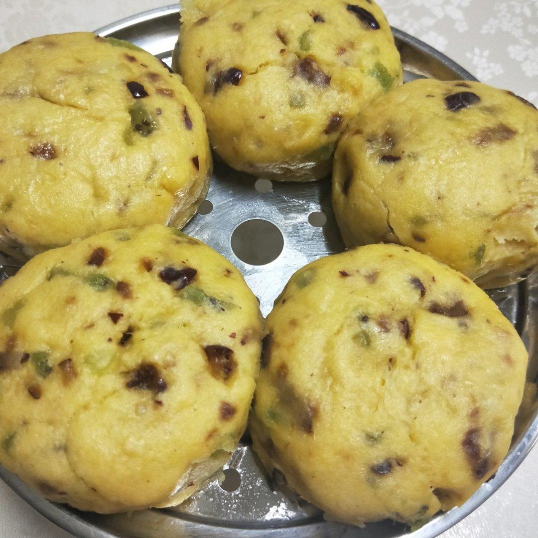 健康粗粮红薯玉米小饼