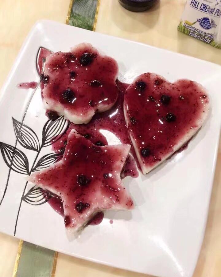 蓝莓奶香淮山泥