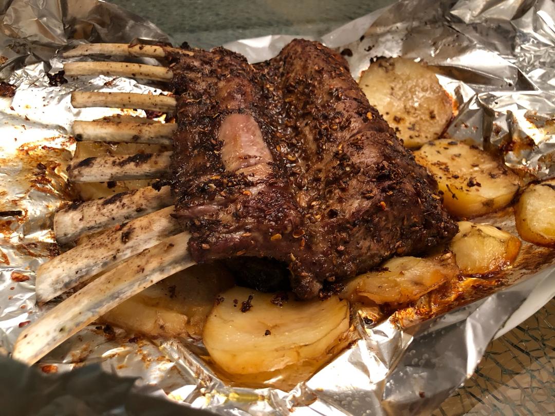 大冬天来份极具诱惑的烤羊排