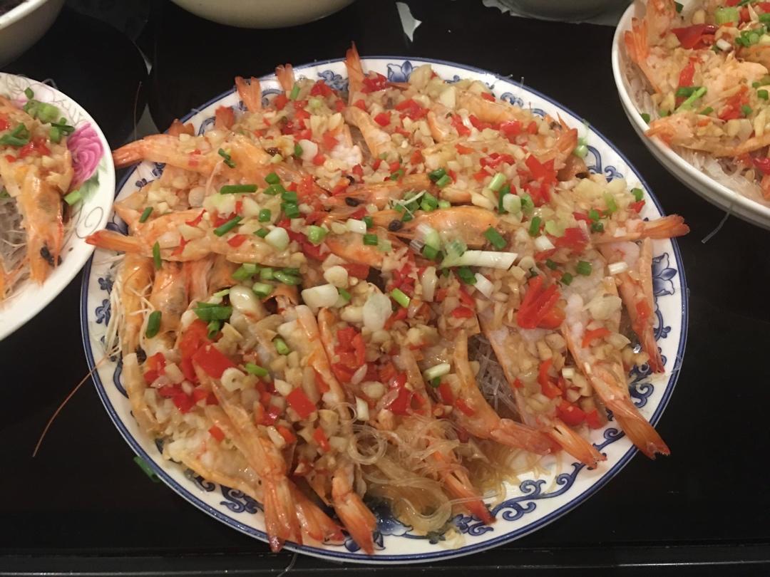 蒜蓉粉丝蒸虾
