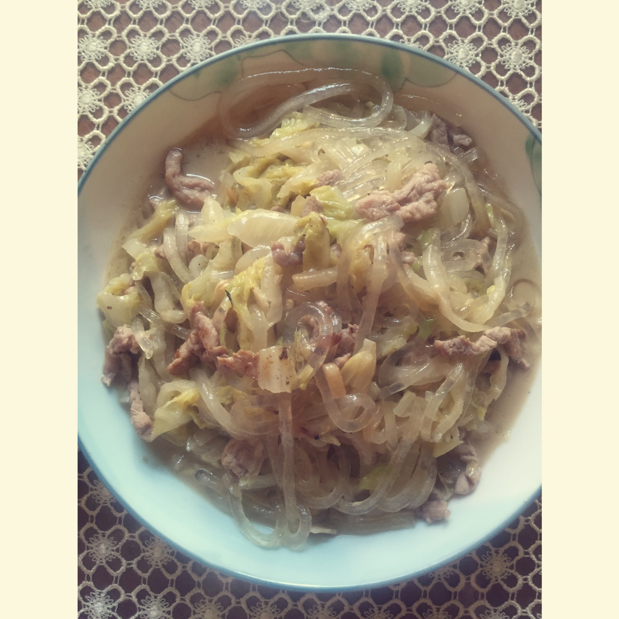 白菜炖粉条