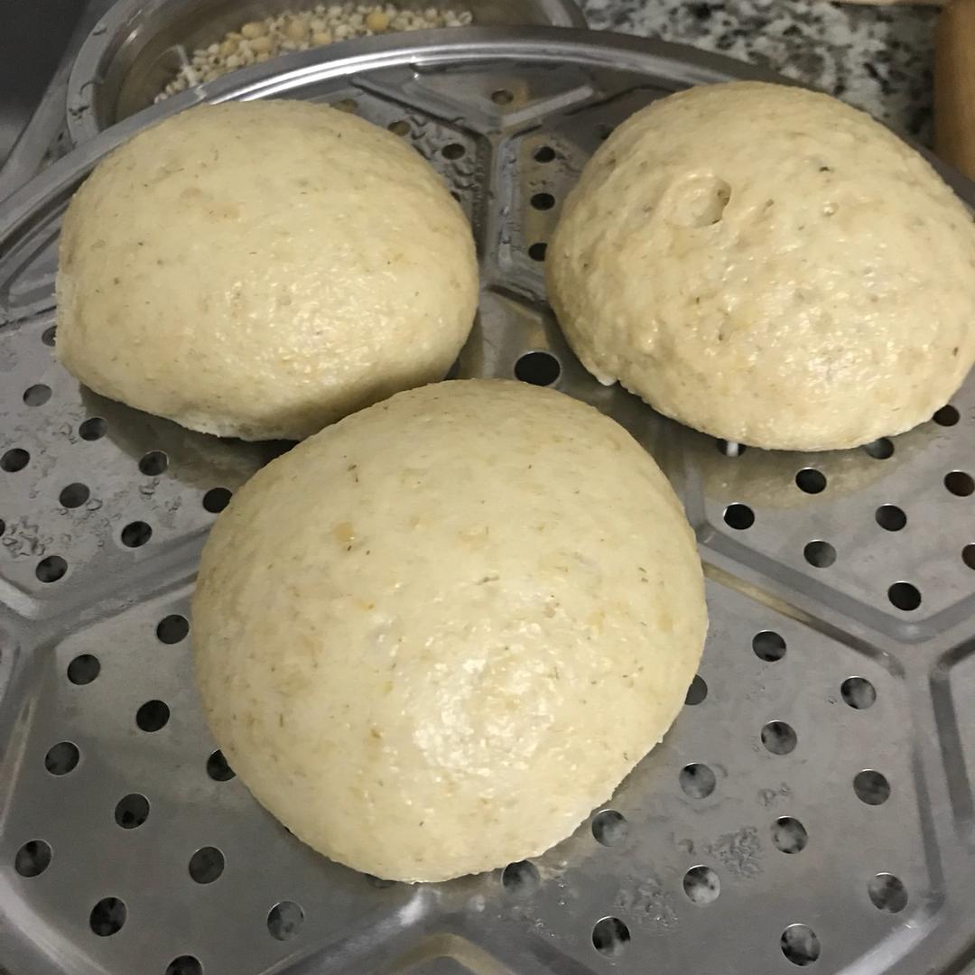 暴走的小白鲸做的麦片馒头