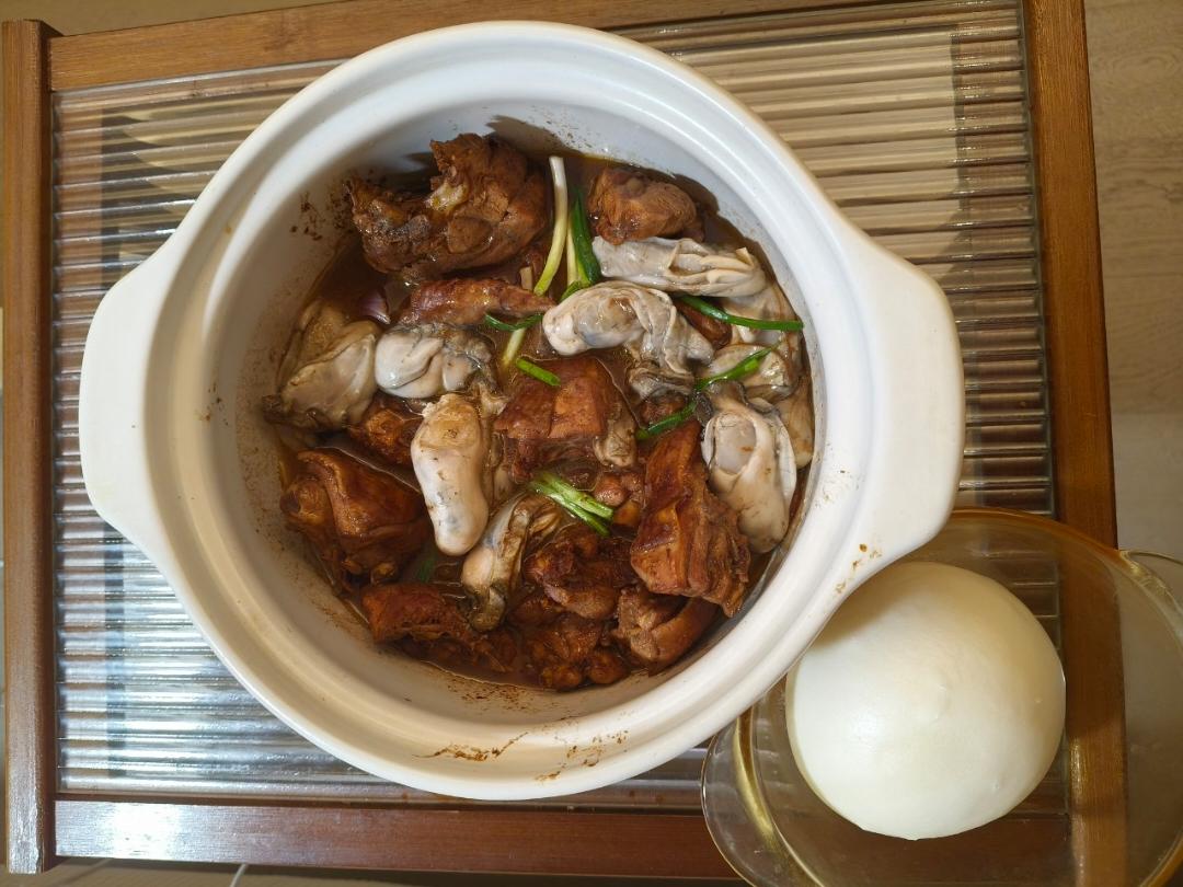 生蚝鸡煲(经典粤菜)