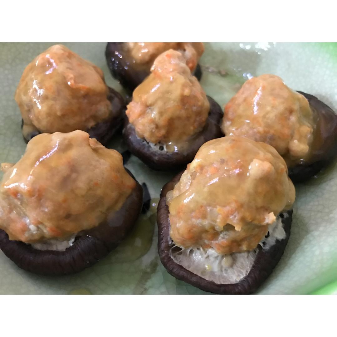 豆腐肉末酿香菇