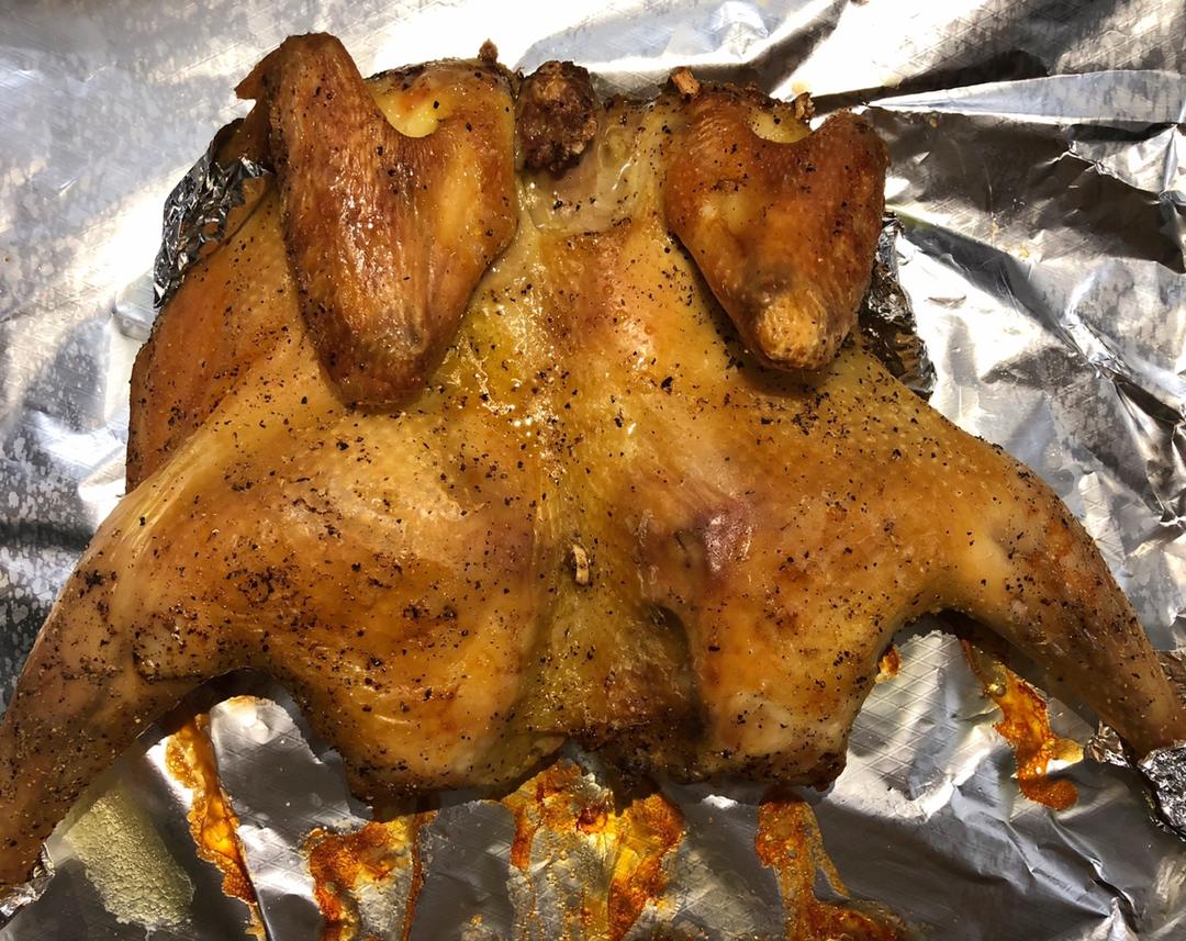 田螺姑娘超级简单不用腌制脆皮烤鸡
