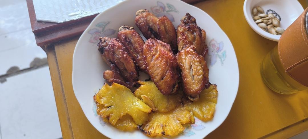 空气炸锅别闲置了，菠萝+鸡翅意想不到的好吃
