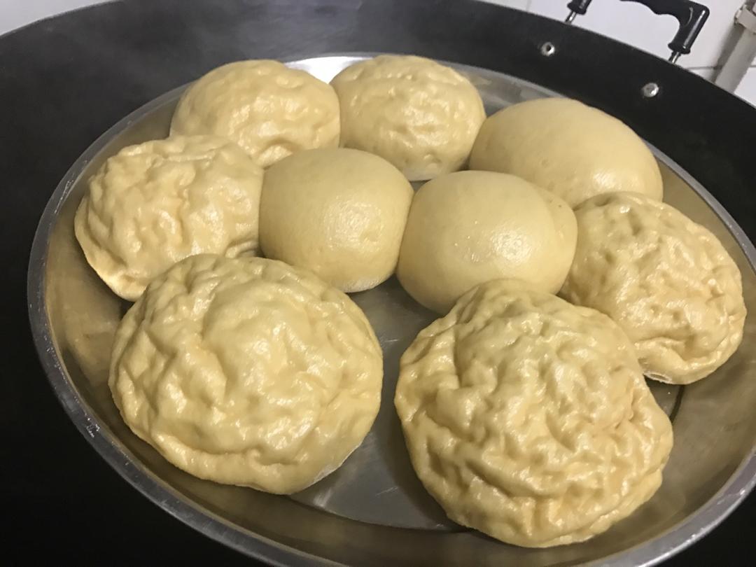 有着面包口感的红糖馒头（一次发酵）