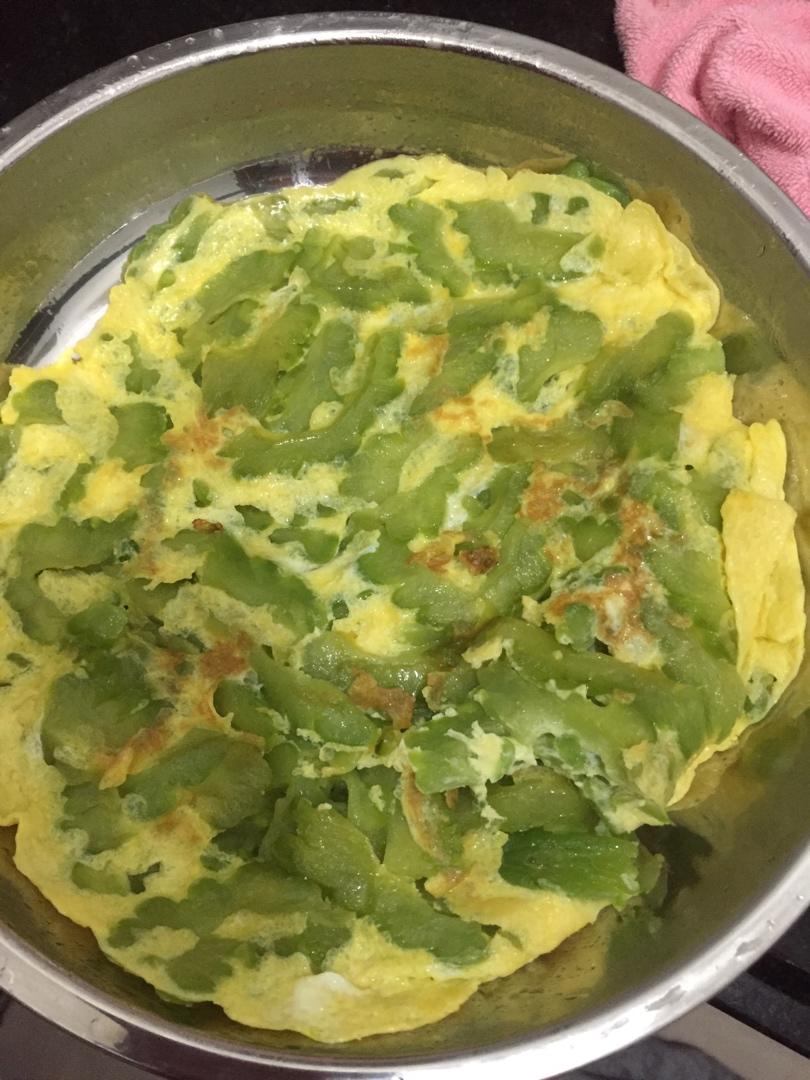 苦瓜炒鸡蛋