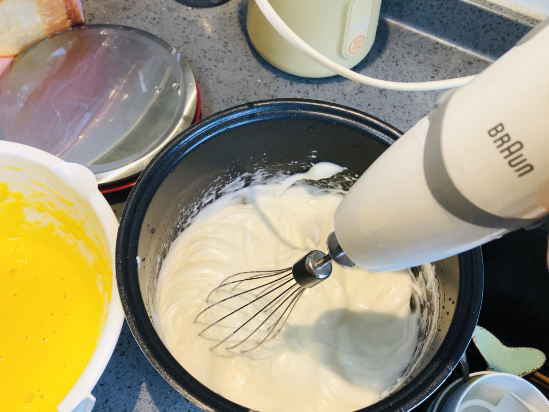 儿童无添加酸奶蒸蛋糕6寸