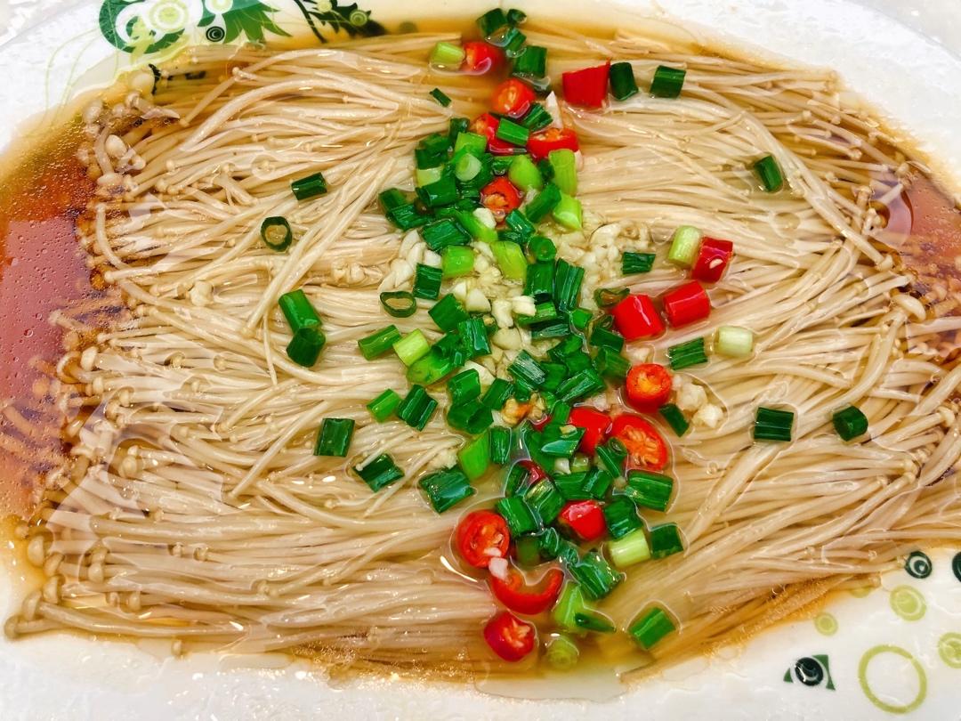 油泼金针菇