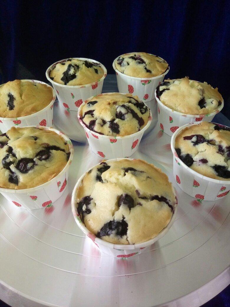 蓝莓玛芬蛋糕 Blueberry Muffin