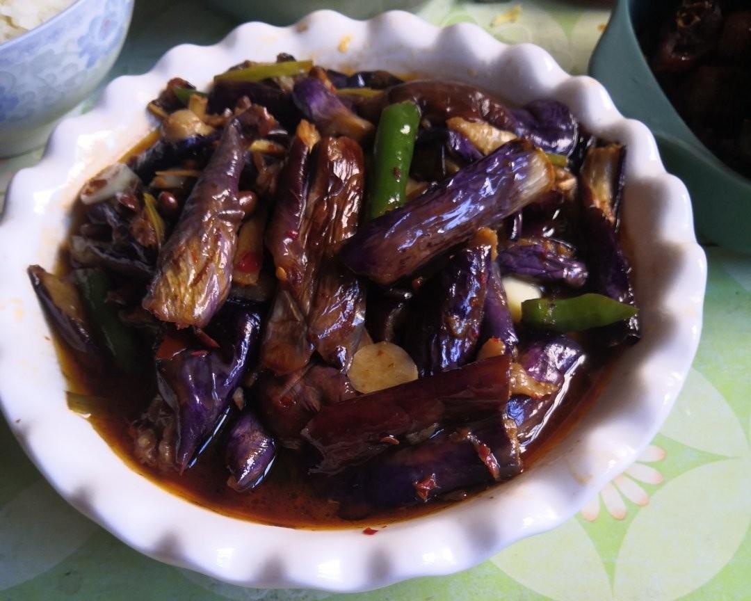 干煸茄子的做法