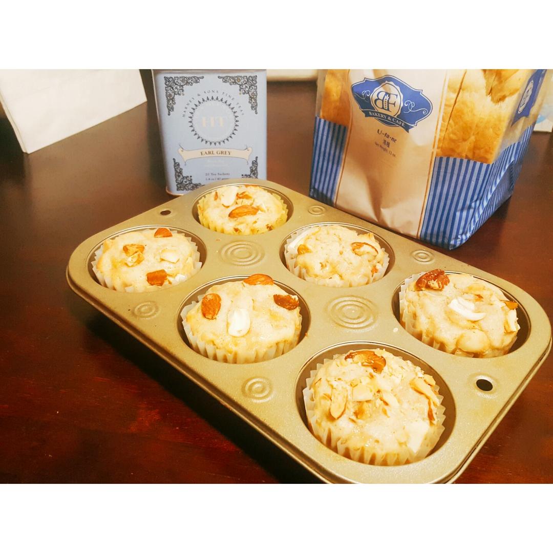软心乳酪香蕉马芬<Banana Cream Cheese Muffins>