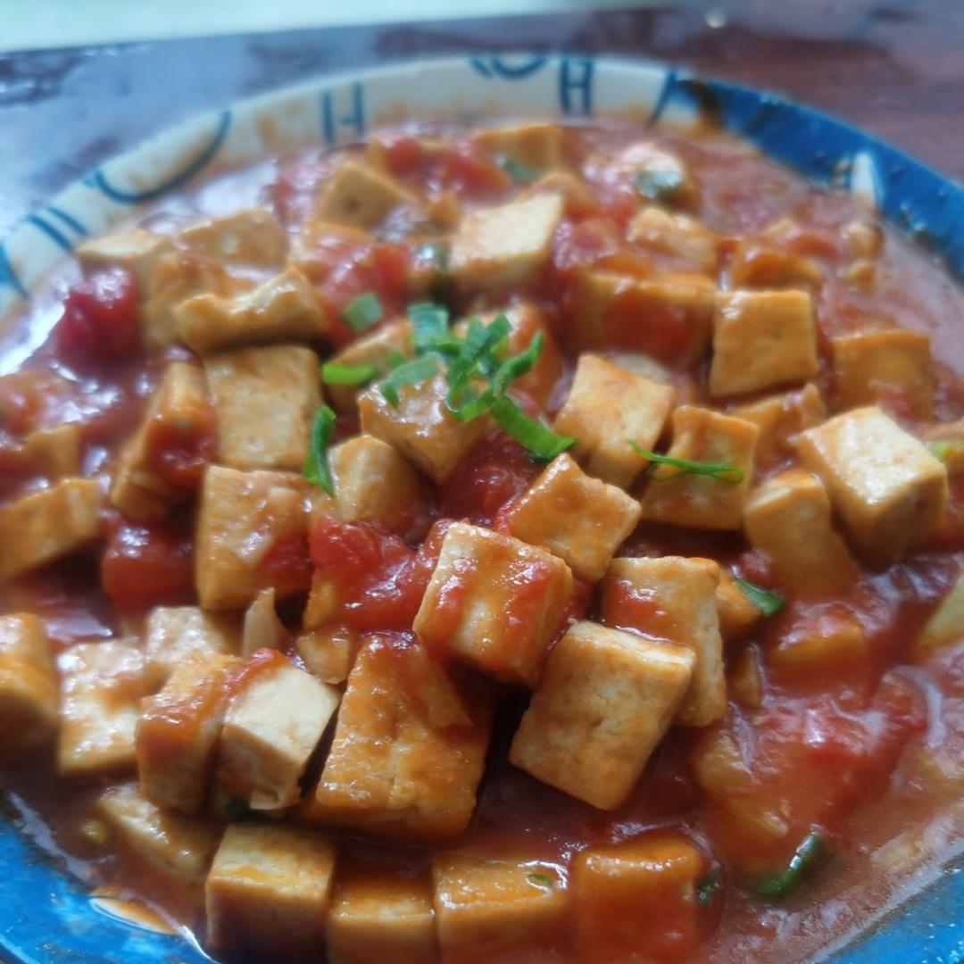 番茄烧豆腐