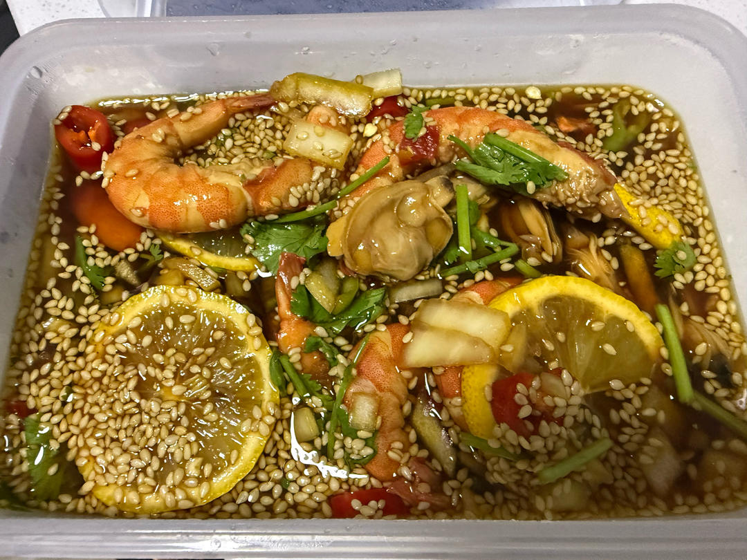 捞汁海鲜