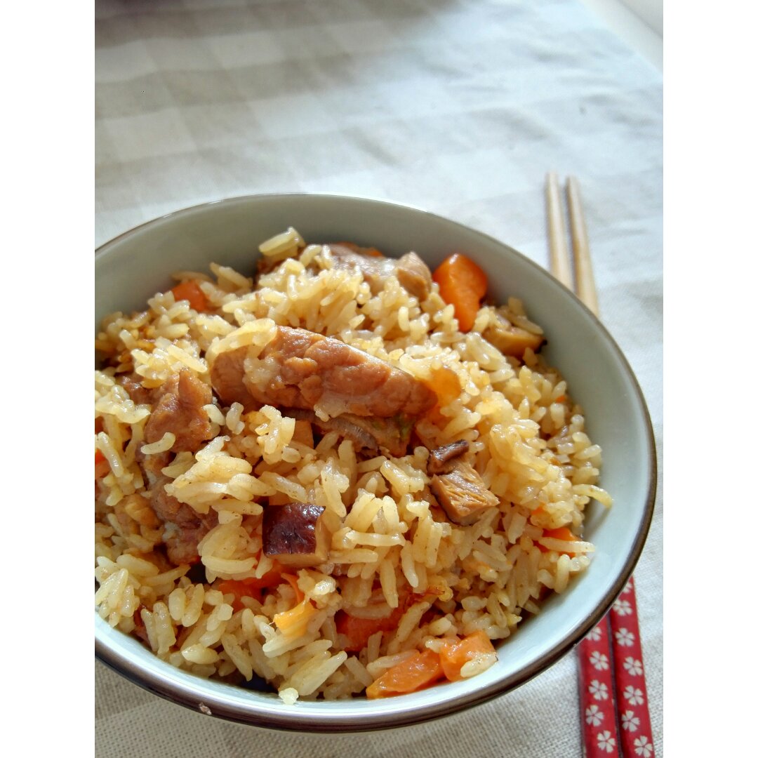 喷香排骨焖饭（爆好吃）