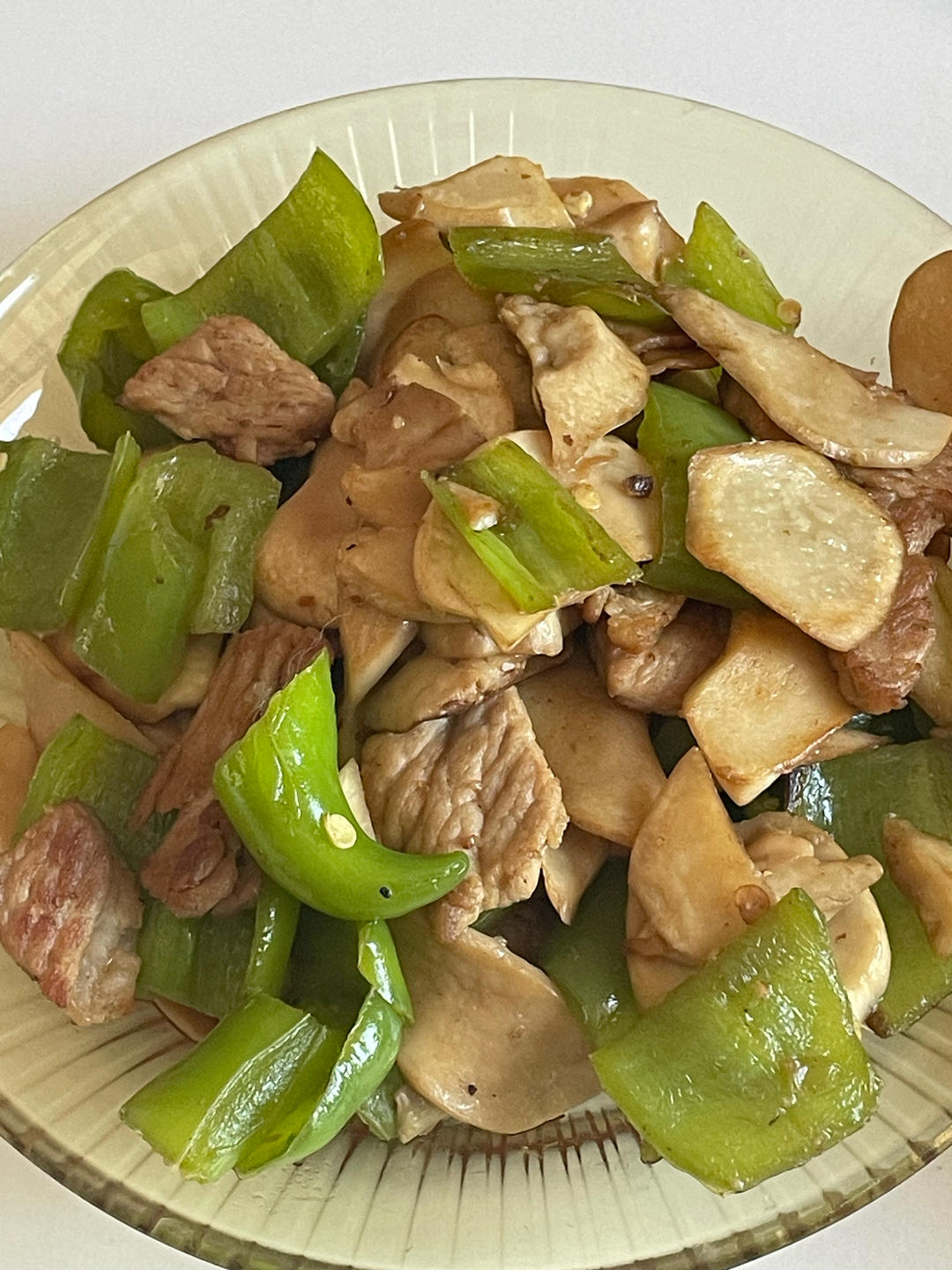 辣椒炒杏鲍菇