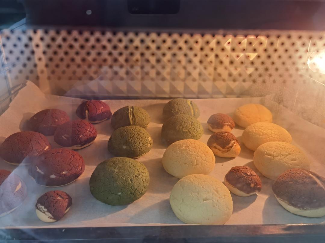 完美酥皮大泡芙｜少油｜详细教程｜3种口味｜原味｜抹茶｜可可｜泡芙常见问题汇总