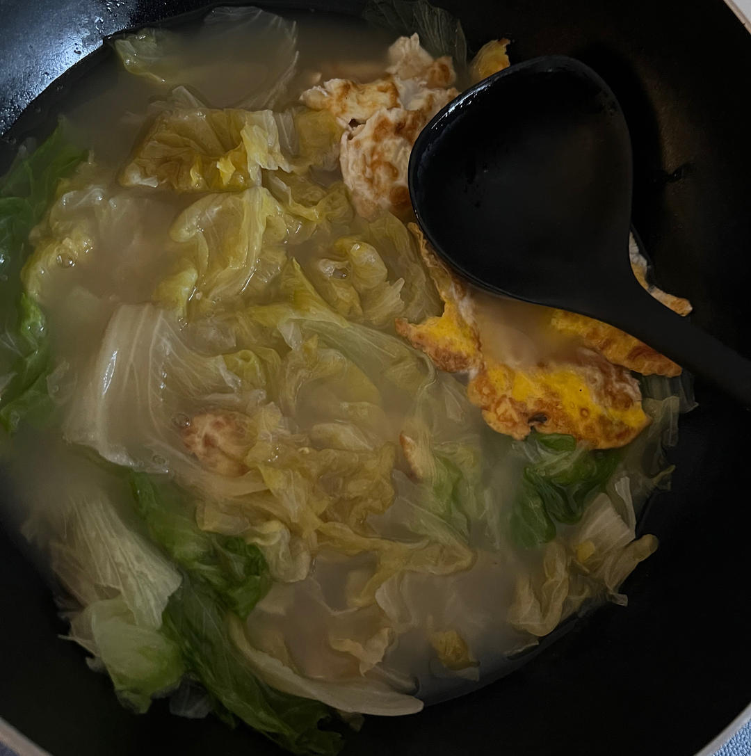 低卡掉秤生菜鸡蛋汤