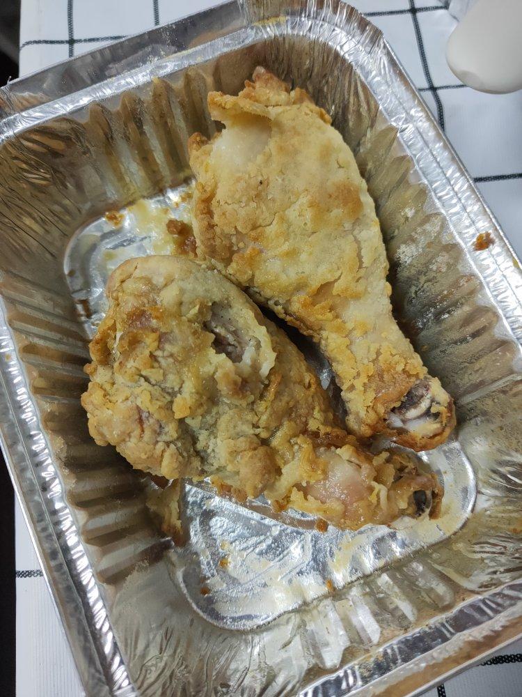 黄金脆皮炸鸡腿（空气炸锅版）“咔吃～唔～”