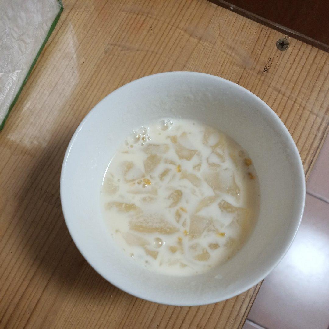 巨好看的水果冻撞奶