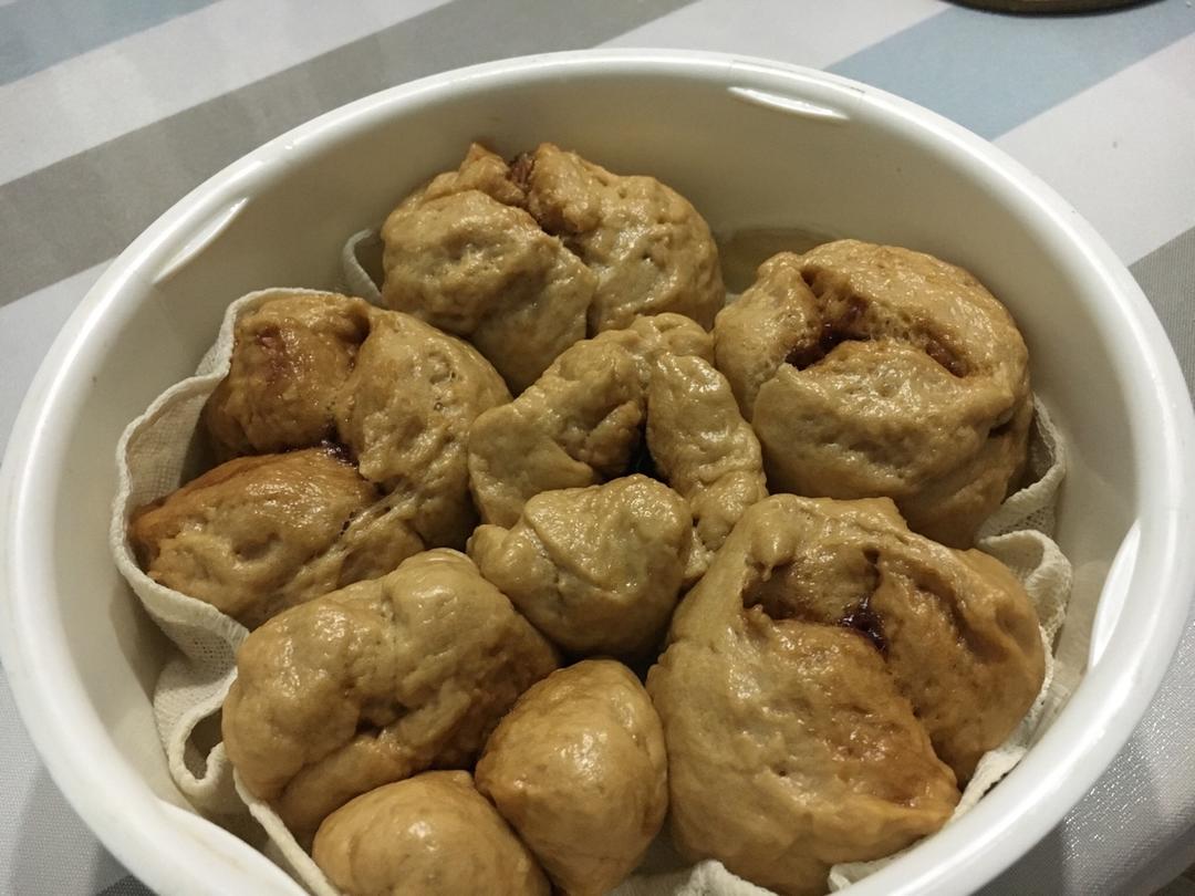 奶香红糖馒头