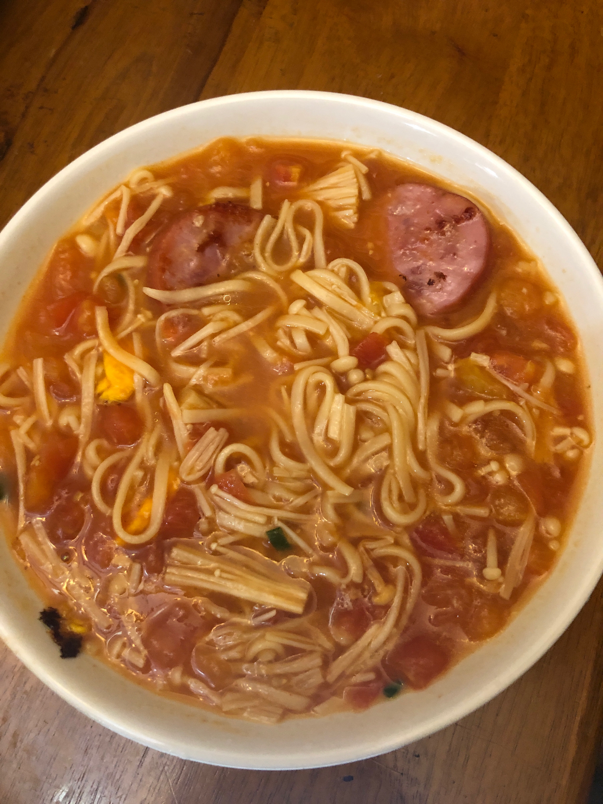 番茄浓汤捞面🔥绝绝子的中式早餐汤面✅