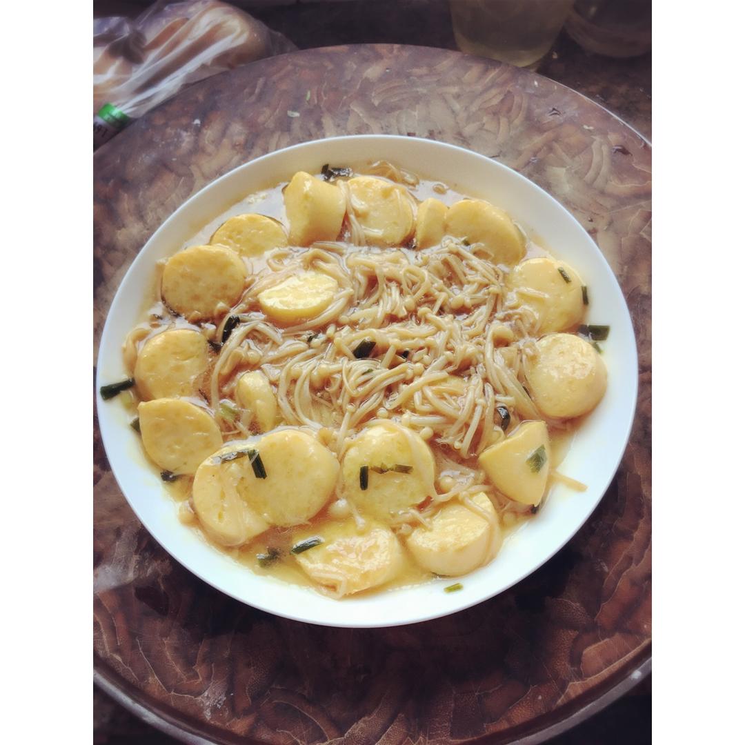 超级下饭菜--金针菇日本豆腐