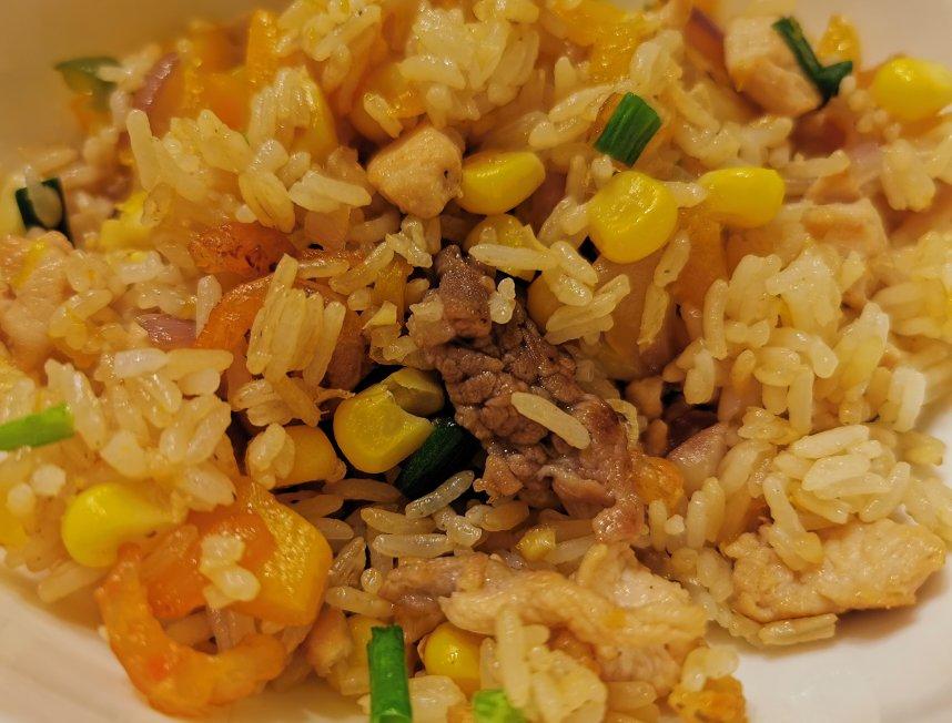 超乎意料之外&好吃的南瓜焖饭